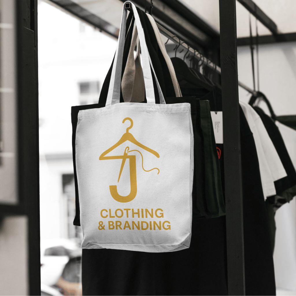 Custom bag with screen printing logo by J Clothing